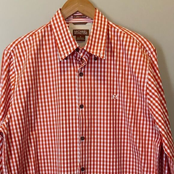 Michael Michael Kors  vintage Michael Kors button down long sleeves shirt M - Picture 3 of 10